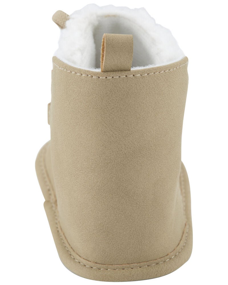 Baby Faux Sherpa Baby Shoes, image 3 of 7 slides