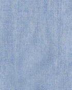 B&eacute;b&eacute; - Salopette courte en chambray de coton biologique, image 4 sur 4 diapositives