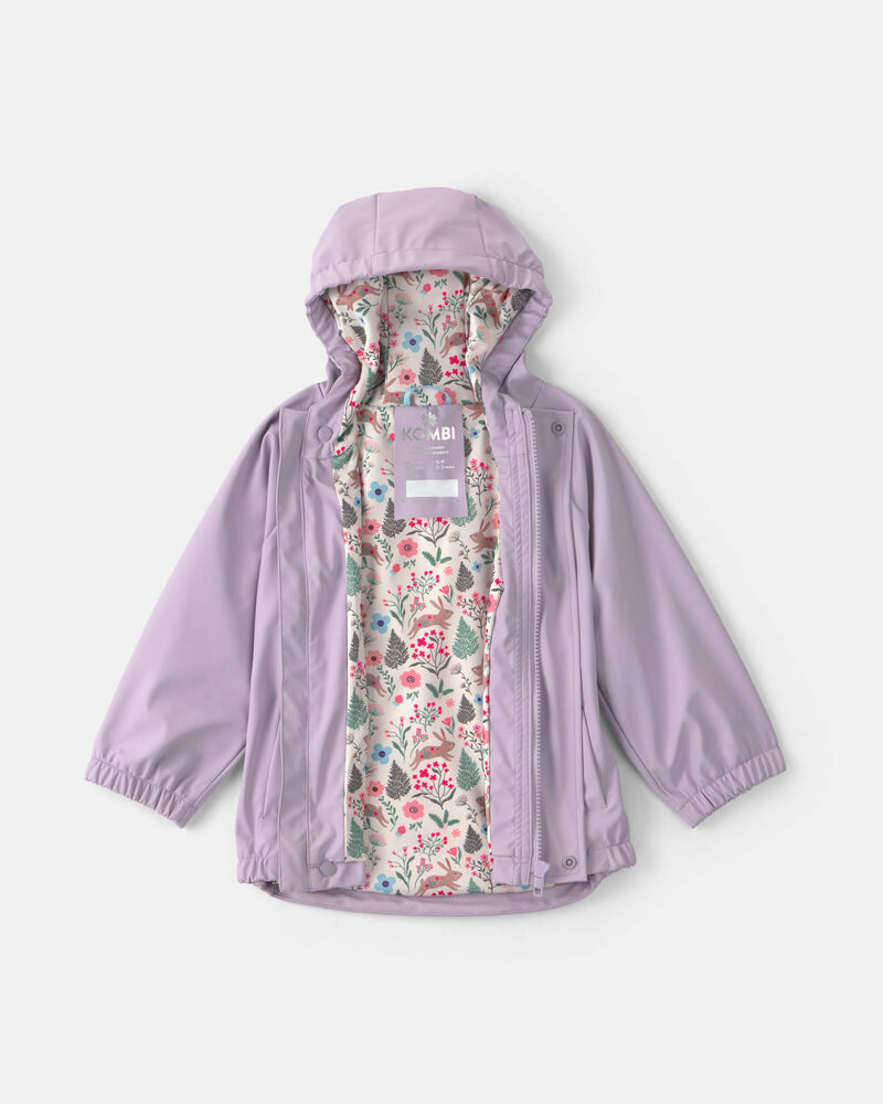 Toddler Girl Kombi London Rain Jacket - Lilac , image 2 of 4 slides