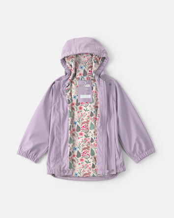 Toddler Girl Kombi London Rain Jacket - Lilac , 
