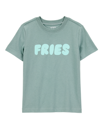 Toddler Fries Short-Sleeve Graphic Tee - Green, 