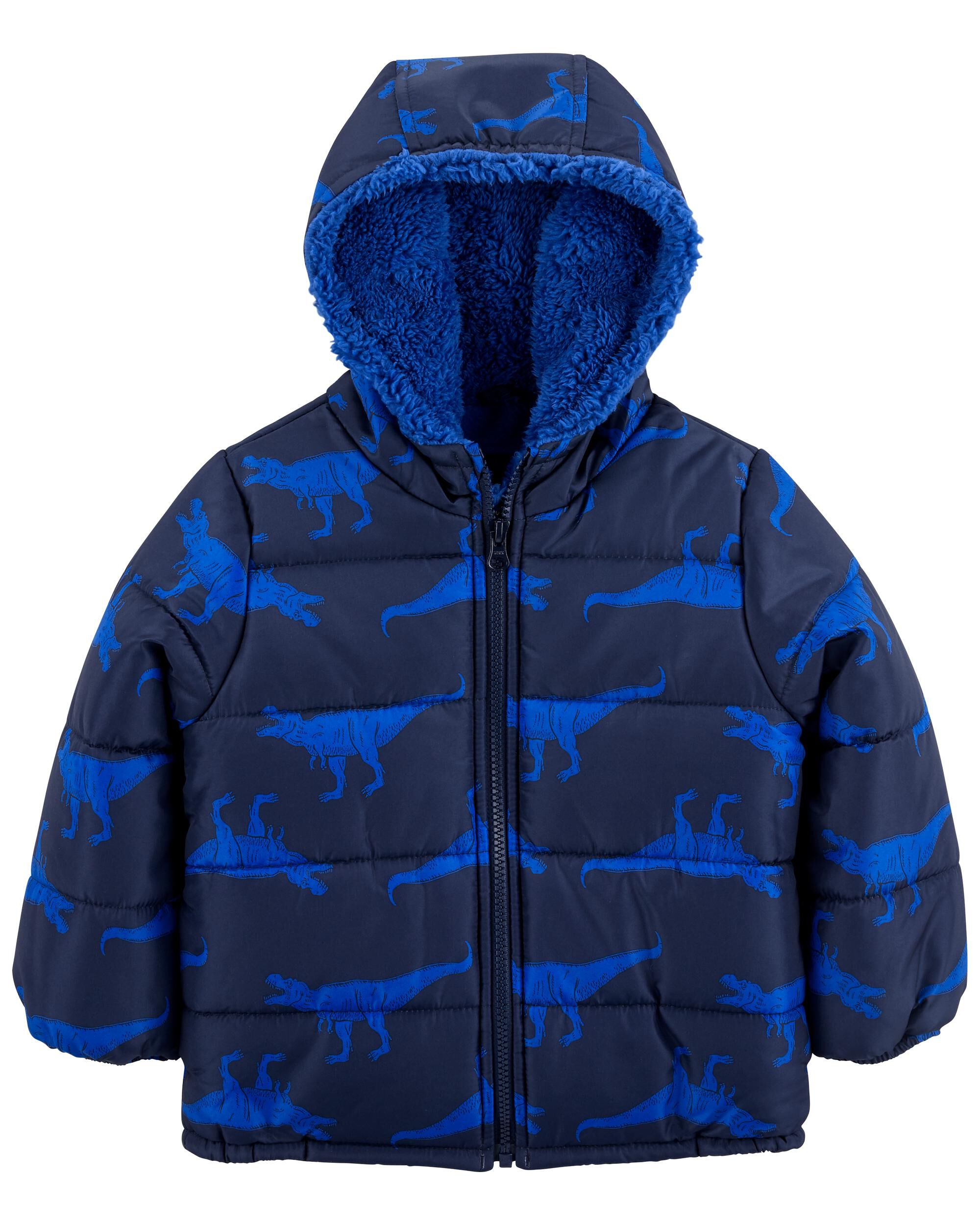 Fleece lined clearance puffer coat