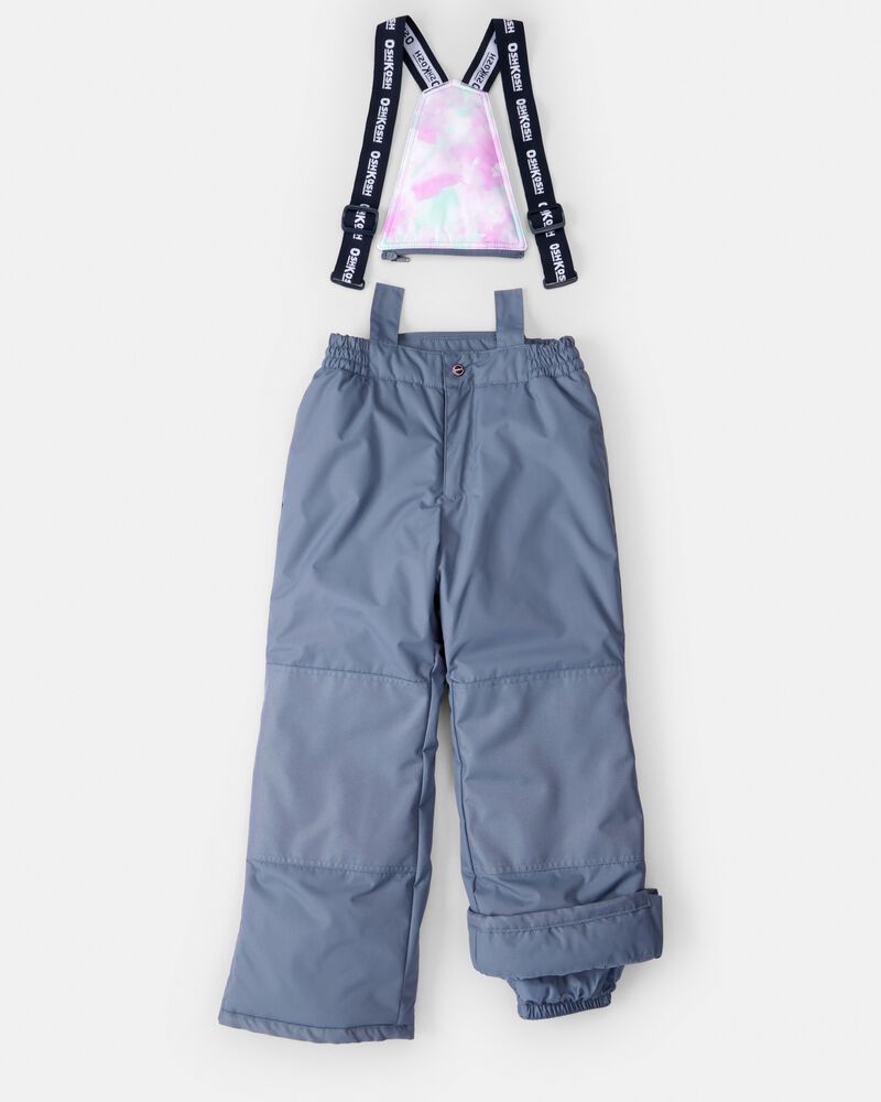 Girls 2-Piece Taslan Snowsuit Set - Pink, image 5 of 13 slides