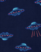 Boys 4-Piece Space 100% Snug Fit Cotton Pyjamas, image 3 of 4 slides