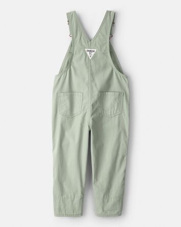 Tout-petit fille - Salopette en toile doubl&eacute;e papillons - Vert, 