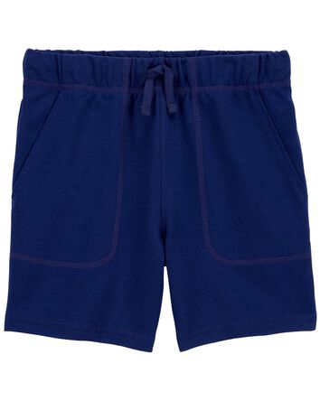 Pull-On Cotton Shorts, 