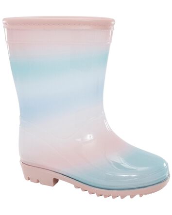 Toddler Rainbow Rain Boots, 
