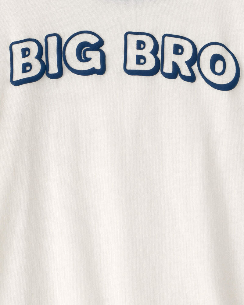 Toddler Boy 'Big Bro' Graphic Tee - Ivory, image 3 of 4 slides