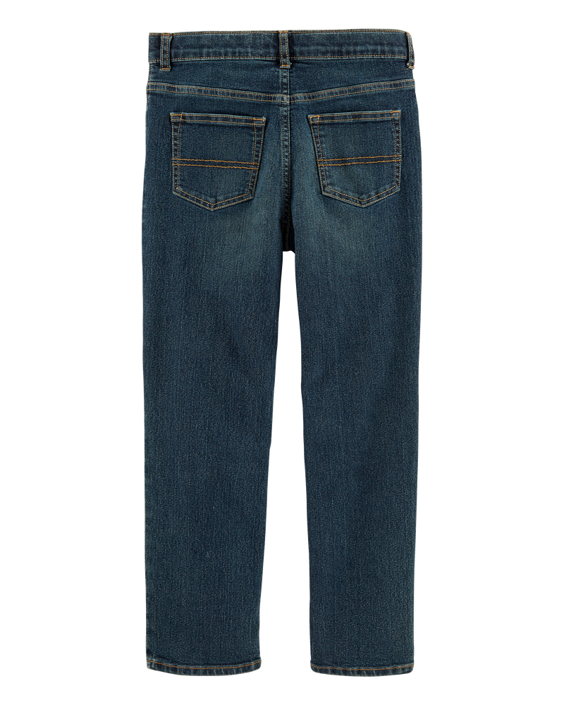 Enfant Jeans droit &agrave; d&eacute;lavage fonc&eacute;, image 2 sur 3 diapositives