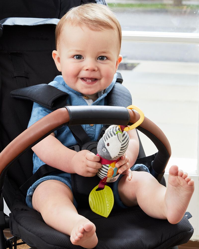 Zebra Bandana Buddies Chime & Teethe Toy, image 2 of 7 slides