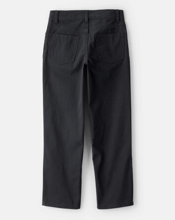 Garçons - Pantalons Chino en Coton - Noir, 