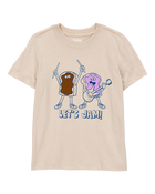 Tout-petit T-shirt à manches courtes Let’s jam - Havane, image 1 sur 3 diapositives