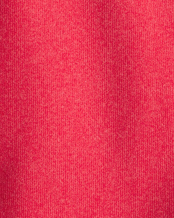 Tout-petit gar&ccedil;on - Chandail &agrave; manches longues et fermeture &agrave; glissi&egrave;re un quart - Rouge, 