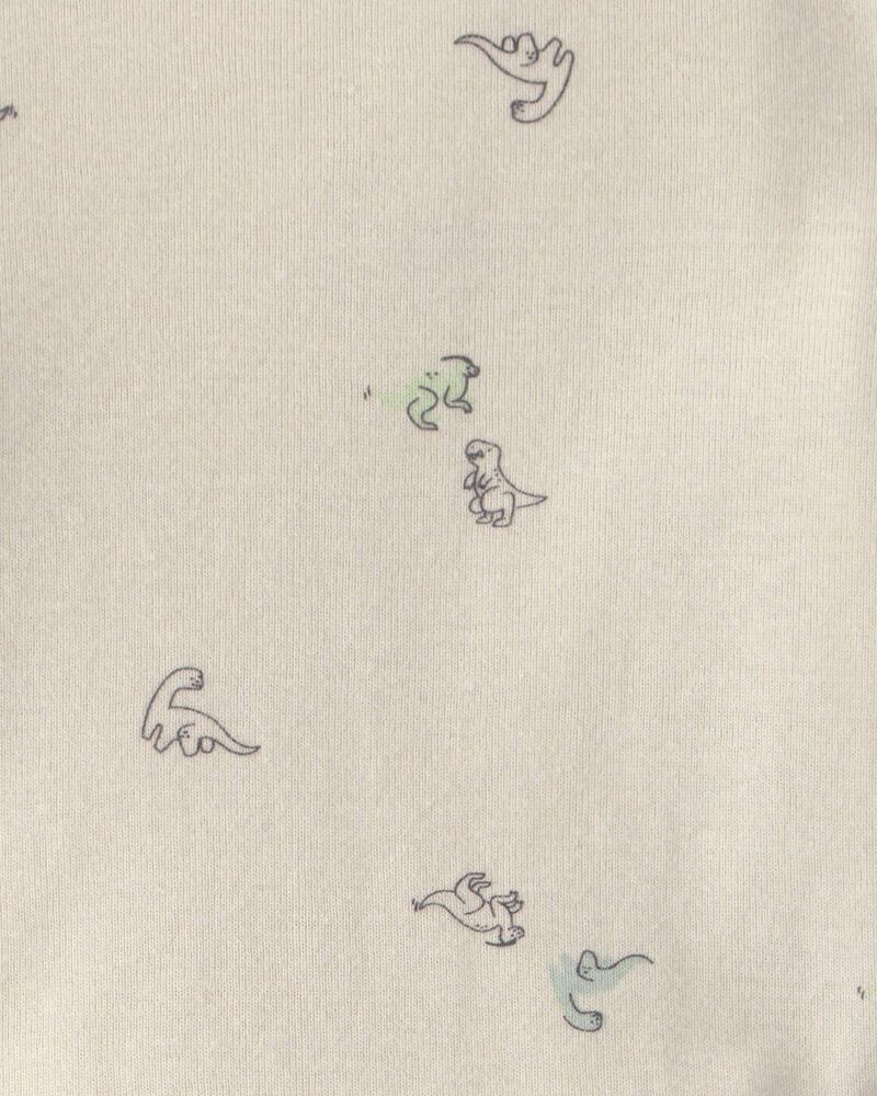 Baby Boy 2-Piece Dinosaur Long-Sleeve Overall Set - Olive Green, image 5 of 6 slides
