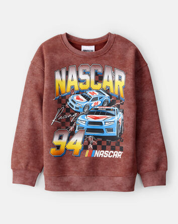 Boys NASCAR Pullover Sweatshirt - Brown, 
