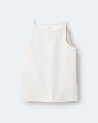 Toddler Girl Ribbed Tank Top - Cream, image 2 of 6 slides