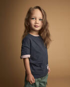 Toddler 'Easily Distracted' Duck Relaxed Graphic Tee - Navy, image 4 of 5 slides