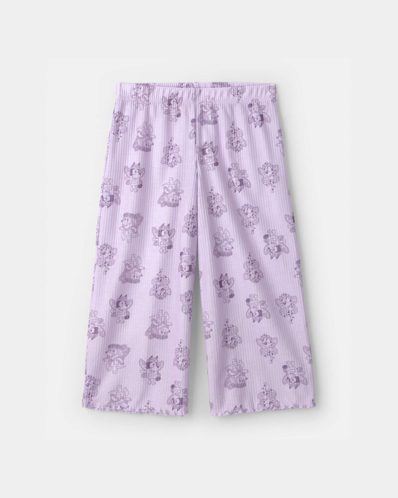 Toddler Girl 2-Piece Bluey&trade; Short-Sleeve Pyjama Set - Purple, image 3 of 6 slides