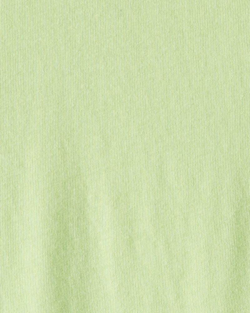 Boys Solid Pocket Long-Sleeve Tee - Green, image 2 of 3 slides