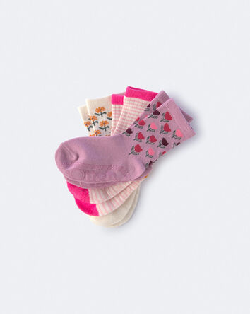 Toddler Girl 3-Pack Floral Crew Socks, 
