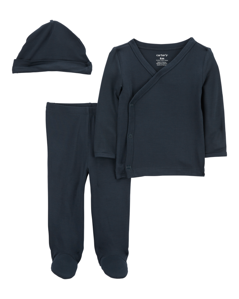 Baby 3-Piece PurelySoft Outfit, image 1 of 5 slides