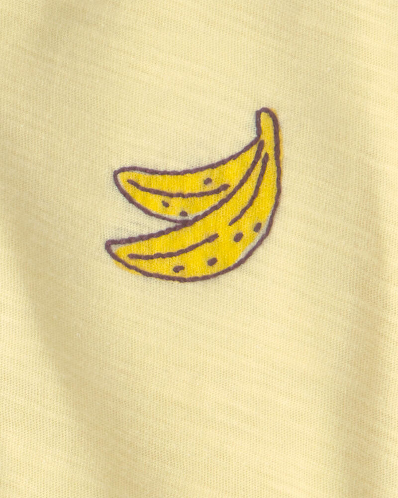 B&eacute;b&eacute; gar&ccedil;on - Ensemble 2 pi&egrave;ces haut &agrave; banane et short - Jaune/Vert, image 4 sur 4 diapositives