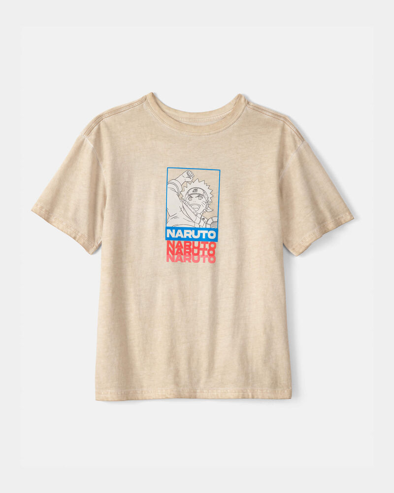 Boys Naruto Graphic Tee - Beige, image 1 of 4 slides