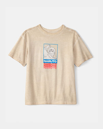 Boys Naruto Graphic Tee - Beige, 