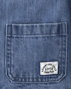 Toddler Organic Cotton Denim Barn Jacket, image 3 of 3 slides