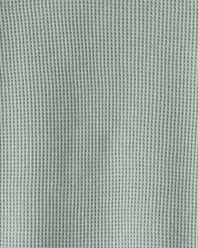 Kid Waffle Knit Pyjamas Set Made with Organic Cotton, image 3 of 4 slides