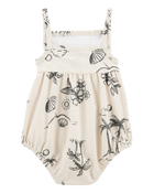 Bébé fille - Maillot de bain 1 pièce à imprimé de plage, image 3 sur 5 diapositives