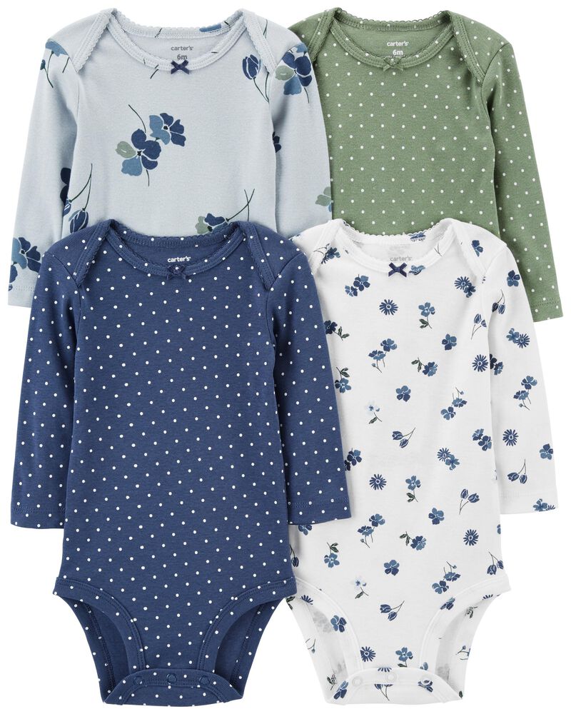 Bodysuit Carter's Pour Bébé Fille 3 Mois - Manches Longues, Rouge, 100% Coton, Neuf Avec étiquettes