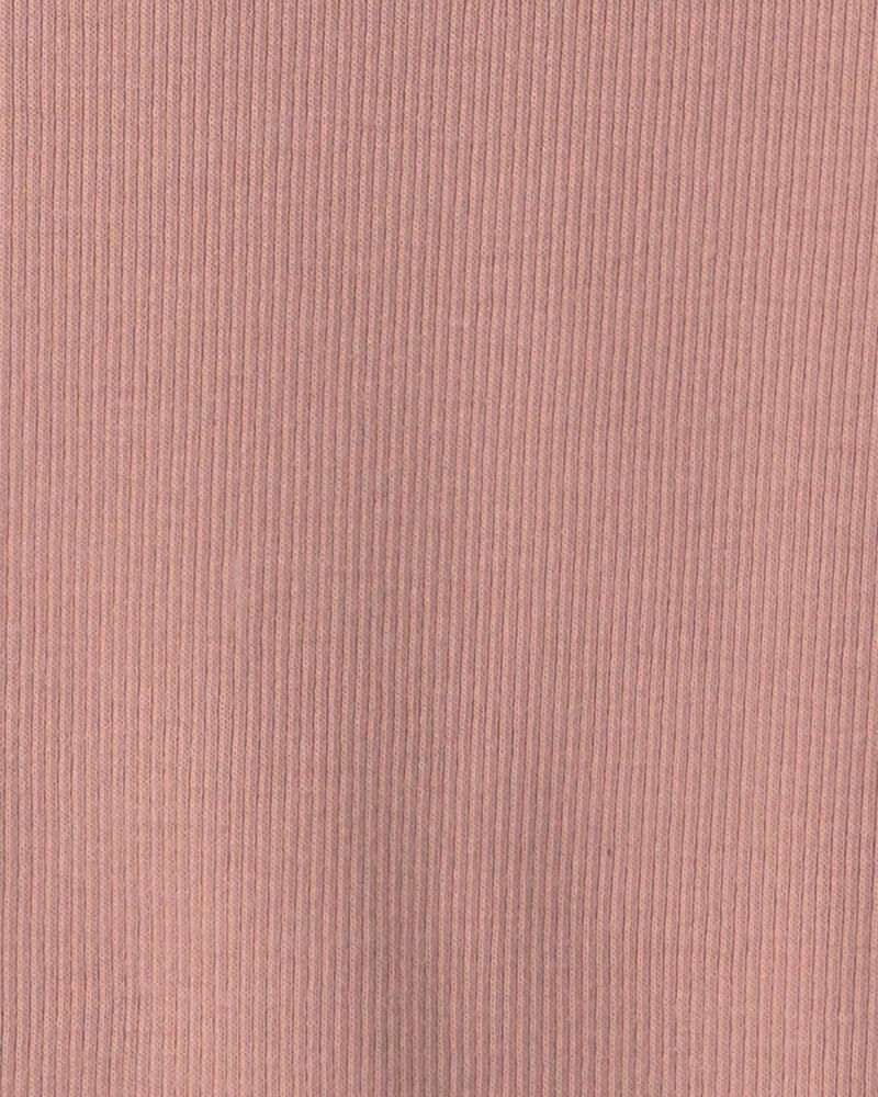 Toddler Girl 3-Pack Organic Cotton Rib Slim Fit Tops, image 3 of 6 slides