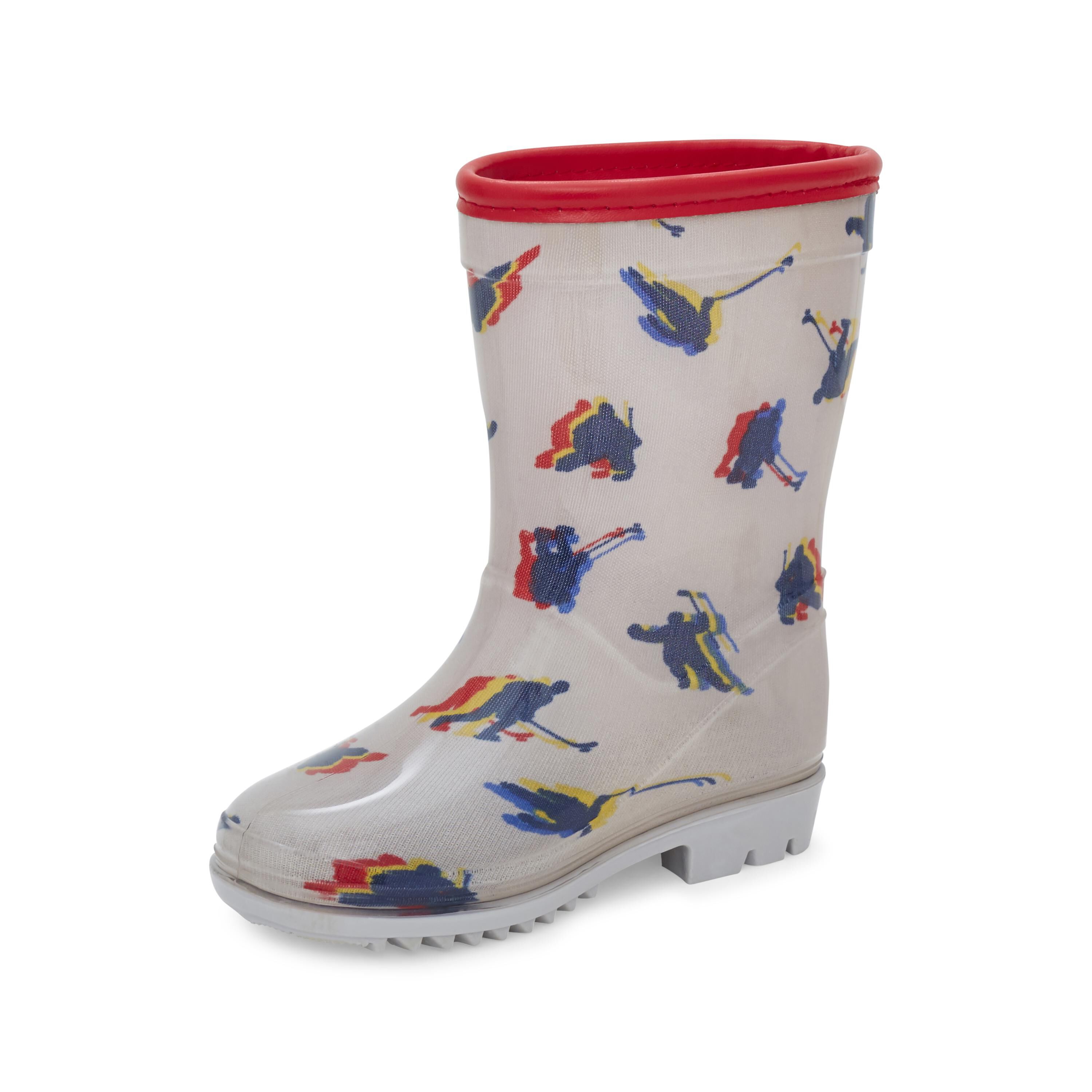 Toddler Boys Toddler Hockey Print Rain Boots 10 Carter s