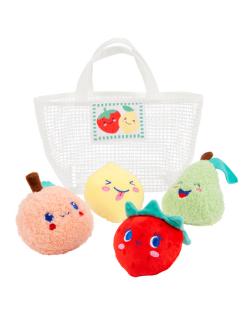 Farmer's Market Fruit Plush Activity Set, 