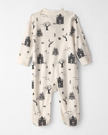 Baby Organic Cotton Sleeper in Spooky Village, 