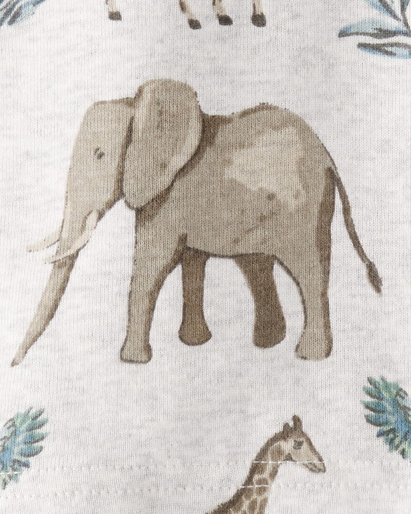 Bébé - Pyjama 2 pièces en coton biologique à safari, image 3 sur 4 diapositives