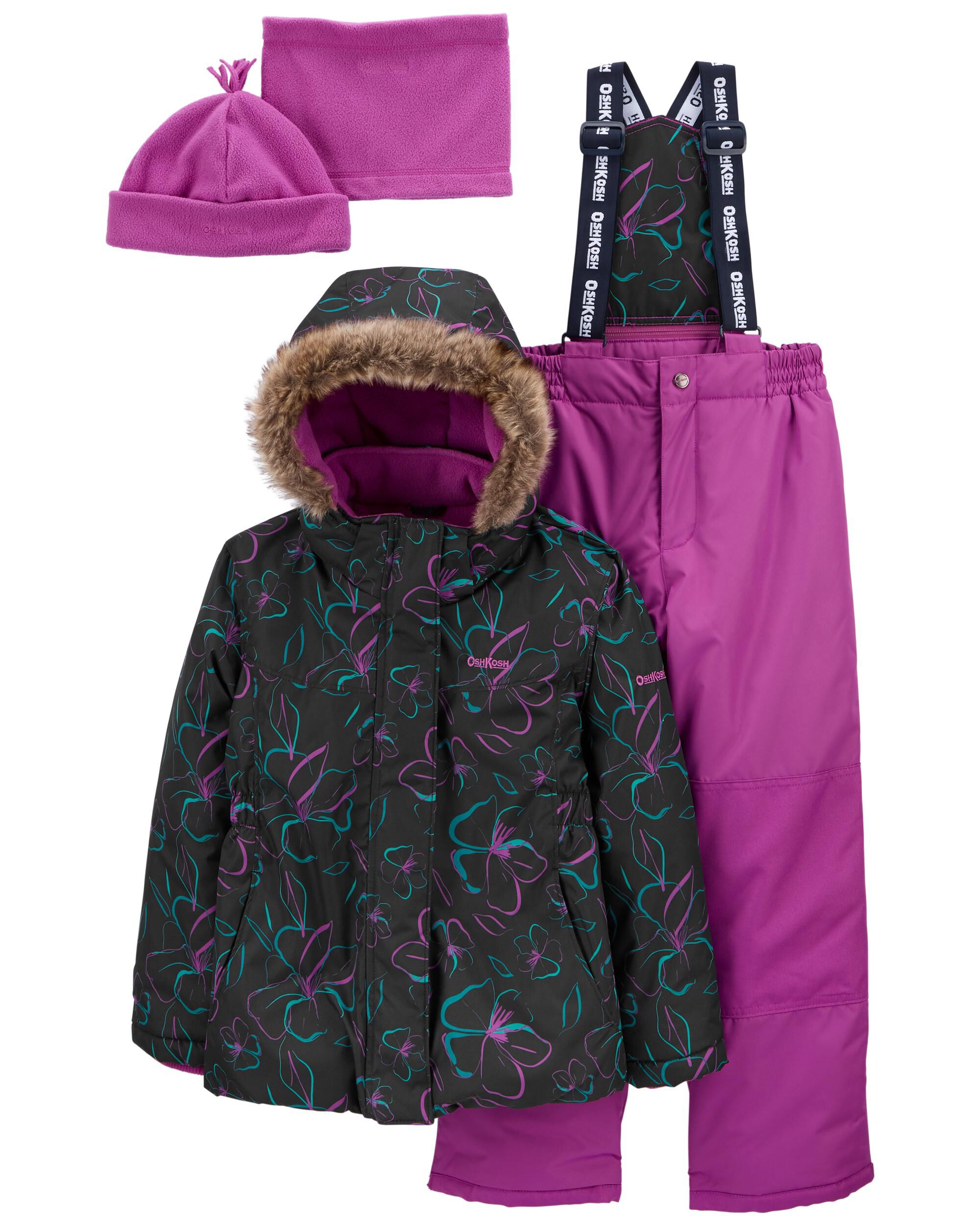 2 Piece Snowsuit With Bonus Hat And Neck Warmer