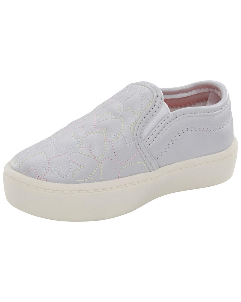Toddler Hearts Slip-On Shoes, image 6 of 6 slides