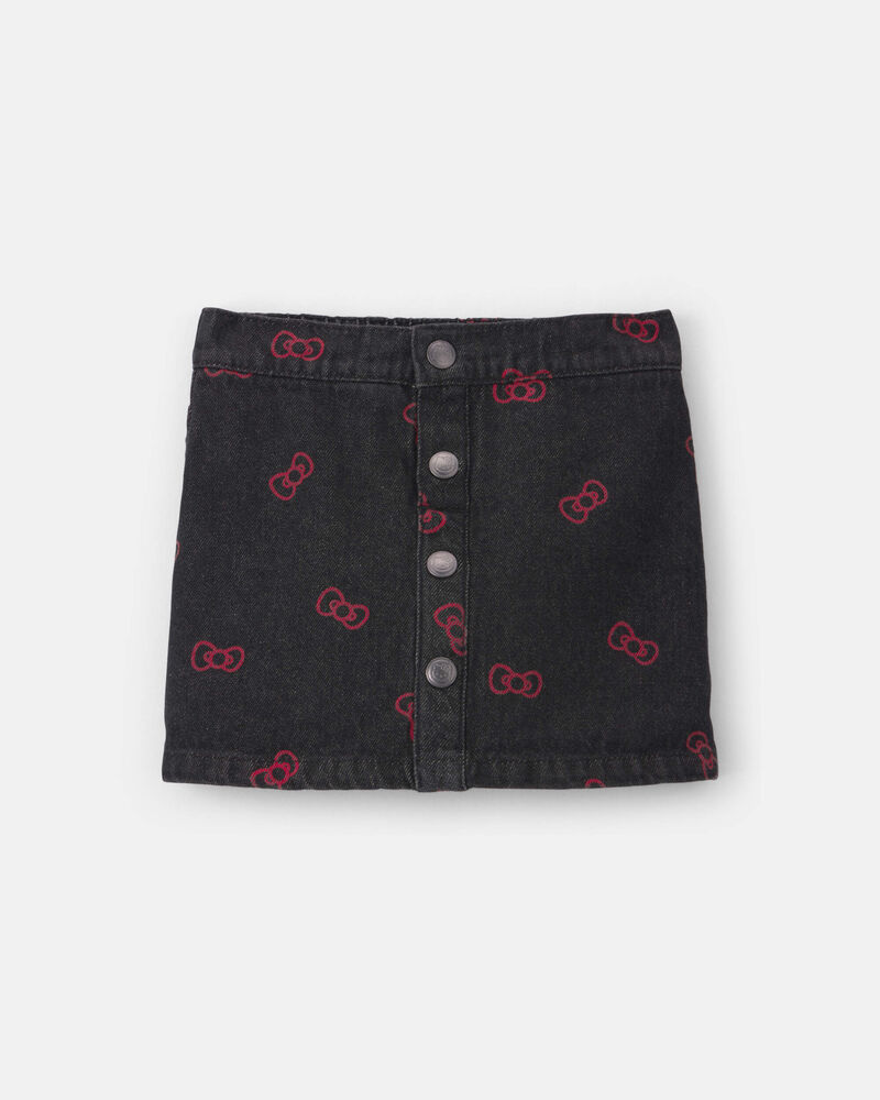Toddler Girl Hello Kitty&reg; Bow Skort - Black/Red, image 1 of 3 slides