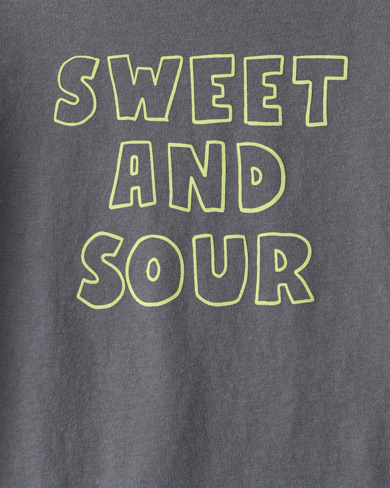 Toddler Boy Sweet and Sour Short-Sleeve Graphic Tee - Grey, image 2 of 3 slides