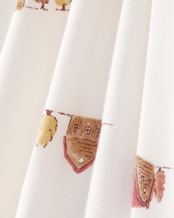 Kid Barn Print PurelySoft Long-Sleeve 2-Piece pyjamas - Ivory, 