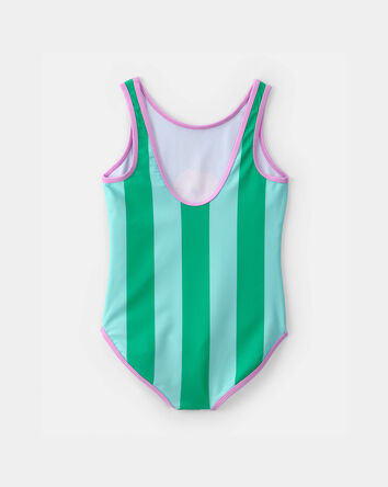 Filles - Maillot de bain 1 pi&egrave;ce Squishmallow &laquo;Summer Vibes&raquo; - Vert/Bleu, 