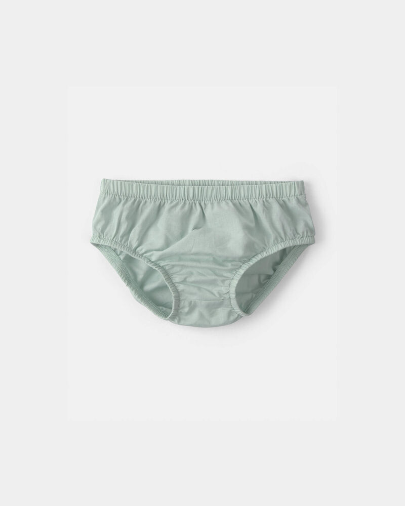 Baby Girl Ruffle-Sleeve Dress - Green, image 3 of 5 slides