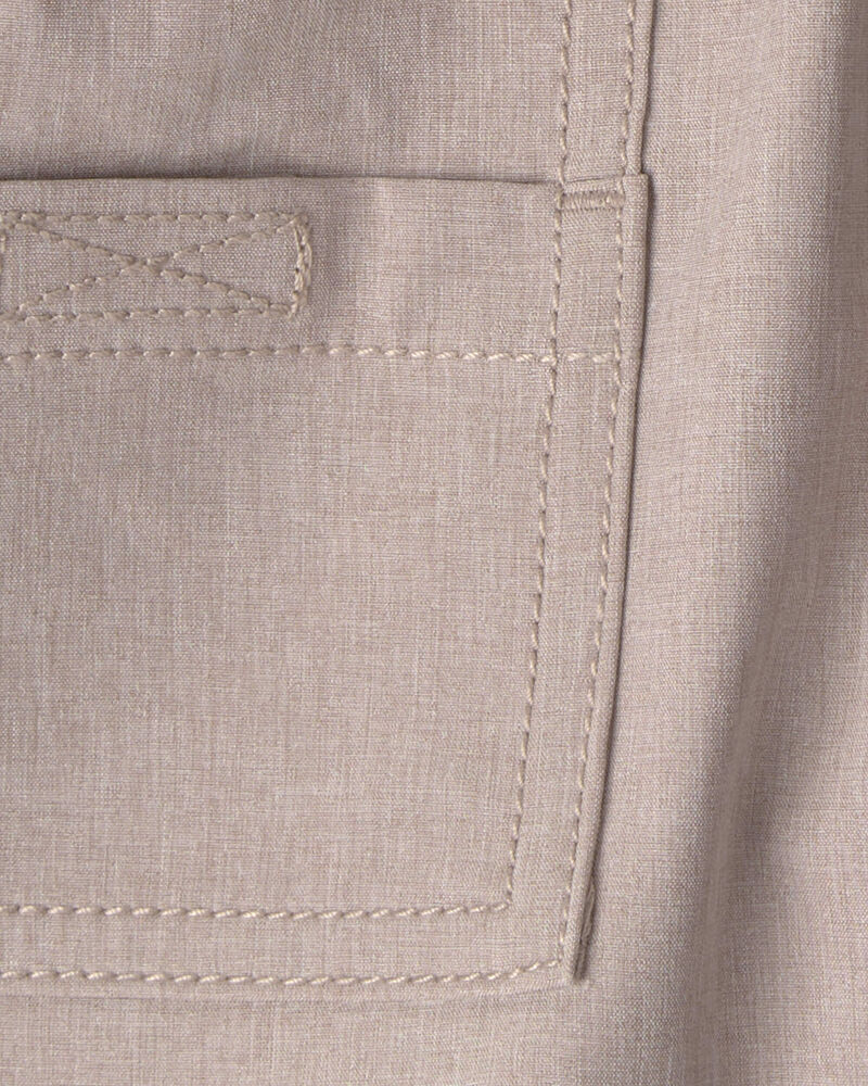 B&eacute;b&eacute; gar&ccedil;on - Short tiss&eacute; avec poches - Taupe, image 3 sur 3 diapositives