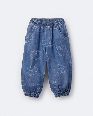 Tout-petit - Pantalon de jogging en denim Jump Rope Squish&nbsp;&ndash; Bleu, 