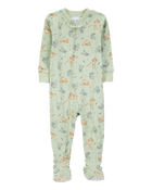 Bébé Pyjama 1 pièce à pieds en coton ajusté imprimé de Bambi, image 1 sur 3 diapositives
