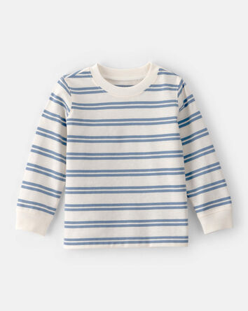 Baby Boy Striped Long-Sleeve T-Shirt - Blue, 