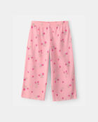 Tout-petit fille - Pyjama 2 pi&egrave;ces ample en tissu c&ocirc;tel&eacute;, fraises - Rose, image 3 sur 4 diapositives