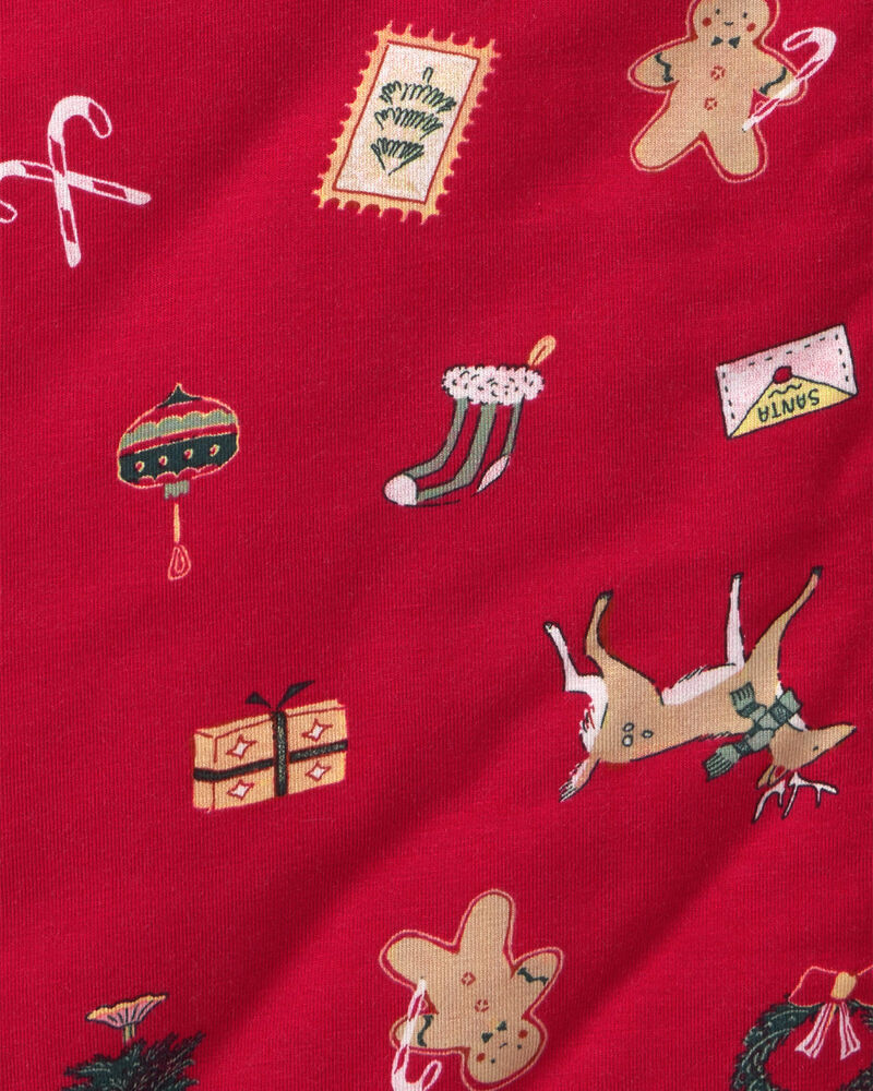 B&eacute;b&eacute; - Couverture &agrave; porter PurelySoft &agrave; fermeture &agrave; glissi&egrave;re double sens &agrave; th&egrave;me No&euml;l &ndash; Rouge, image 4 sur 4 diapositives